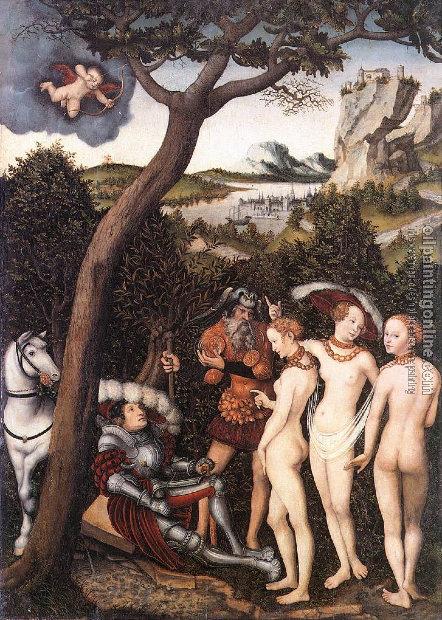 Lucas il Vecchio Cranach - The Judgment of Paris